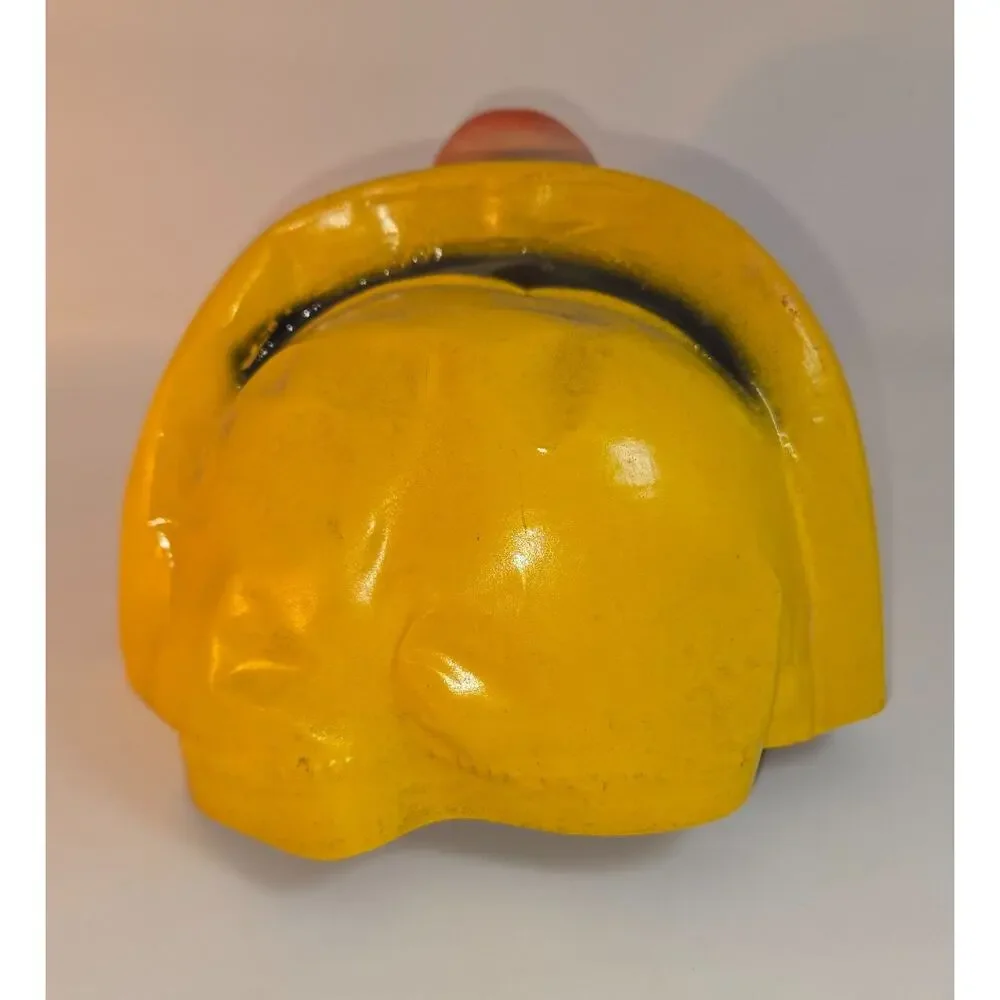 Vintage Ben Cooper Clown Hobo Black Light Reactive 1960s Halloween Mask
